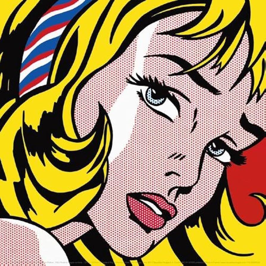 Roy Lichtenstein ヘアリボンの少女 Amazon.com: Roy Lichtenstein - Girl With Hair Ribbon, 1965